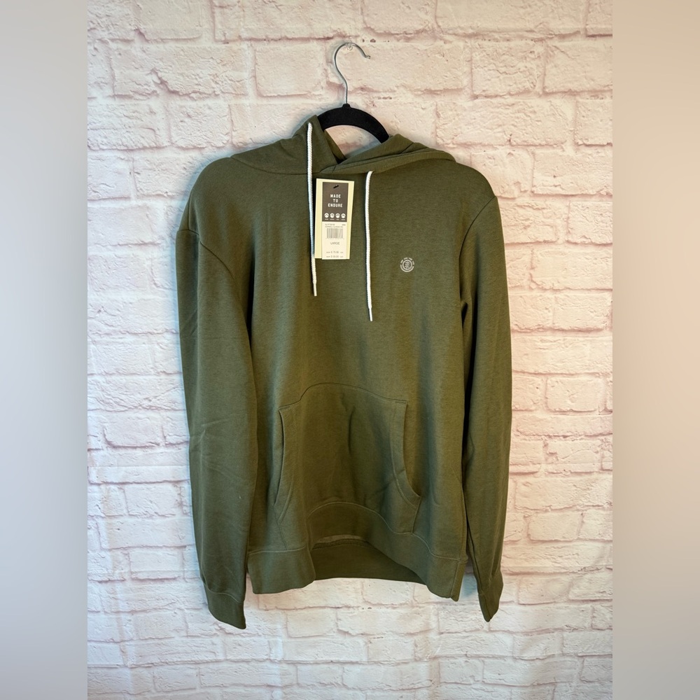 🔥 Element Cornell Classic Hoodie Green Size Large